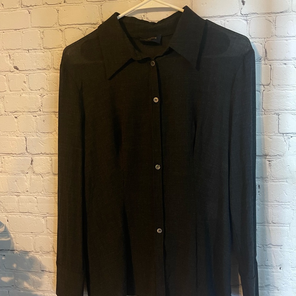 Plazza Sempione Italian Women’s Wool  Blouse SZ XL